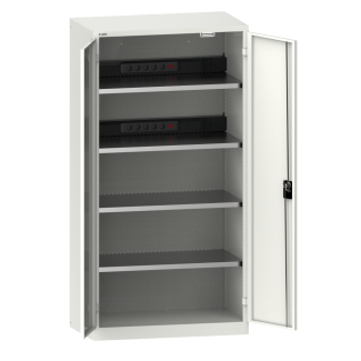 Bild 1: Akku-Ladeschrank (BxTxH) 1000x580x1950mm Typ CH CODE Lock R9010