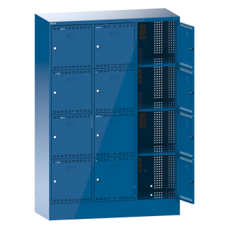 Bild 1: Akku-Ladeschrank (BxTxH) 1205x585x1795mm 3x4 Fächer Typ CH R5019