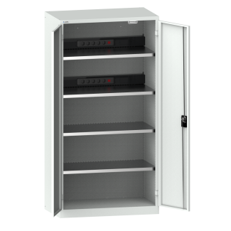 Bild 1: Akku-Ladeschrank (BxTxH) 1000x580x1950mm Typ CH CODE Lock R7035