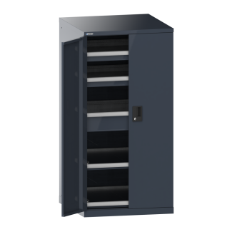 Bild 1: Schubladenschrank 36x36E (BxTxH) 717x753x1450mm KEY Lock R7015