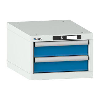 Bild 1: Schubladenschrank 18x27E (BxTxH) 411x572x283mm RFID Lock R7035/R5012