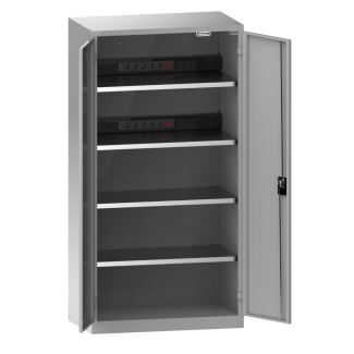 Image 1 : Armoire charge batterie (LxPxH) 1000x580x1950mm Type CH CODE Lock R9006