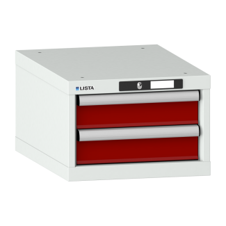 Bild 1: Schubladenschrank 18x27E (BxTxH) 411x572x283mm RFID Lock R7035/R3003