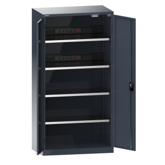 Image 1 : Armoire charge batterie (LxPxH) 1000x580x1950mm Type CH CODE Lock R7015