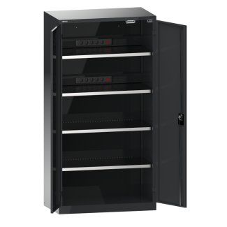 Image 1 : Armoire charge batterie (LxPxH) 1000x580x1950mm Type CH CODE Lock R7016